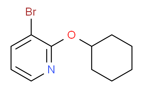 CAS No. 52200-50-7, 3-Bromo-2-(cyclohexyloxy)pyridine