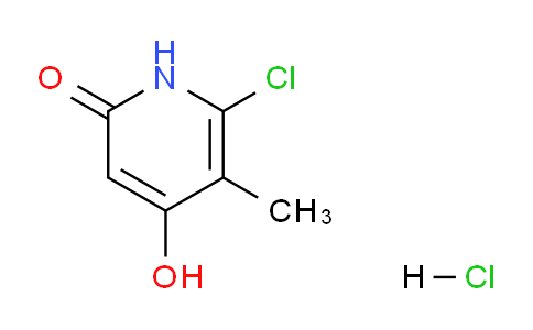CAS No. 95306-65-3, 6-Chloro-4-hydroxy-5-methyl-2-oxo-1,2-dihydropyridine hydrochloride