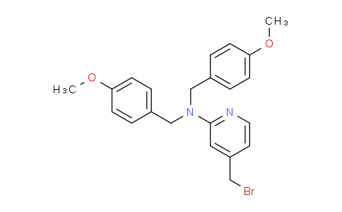 CAS No. 2230871-73-3, 2-Pyridinamine, 4-(bromomethyl)-N,N-bis[(4-methoxyphenyl)methyl]-