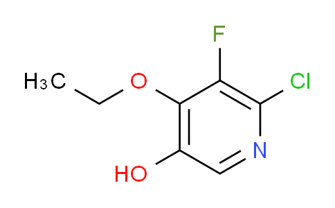 CAS No. 1184172-59-5, 6-chloro-4-ethoxy-5-fluoropyridin-3-ol