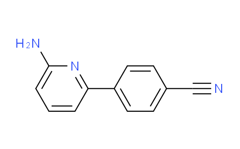 CAS No. 1255638-22-2, 4-(6-aminopyridin-2-yl)benzonitrile