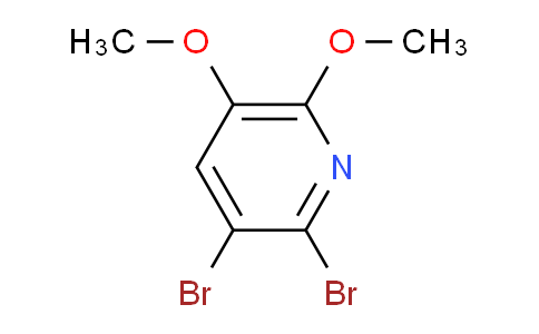 CAS No. 106331-71-9, 2,3-dibromo-5,6-dimethoxypyridine