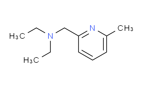 CAS No. 863971-65-7, N-ethyl-N-((6-methylpyridin-2-yl)methyl)ethanamine