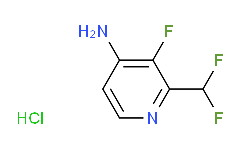 CAS No. 1803125-74-7, 2-(Difluoromethyl)-3-fluoropyridin-4-amine hydrochloride