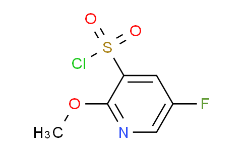 CAS No. 1261801-22-2, 5-fluoro-2-methoxypyridine-3-sulfonyl chloride