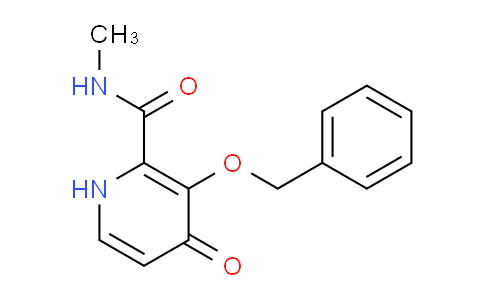 CAS No. 1246617-43-5, 3-(benzyloxy)-N-methyl-4-oxo-1,4-dihydropyridine-2-carboxamide
