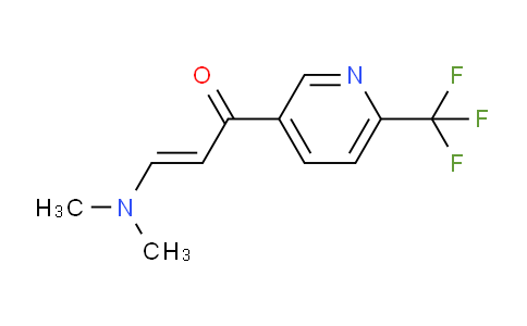 CAS No. 1015078-44-0, (E)-3-(dimethylamino)-1-[6-(trifluoromethyl)pyridin-3-yl]prop-2-en-1-one