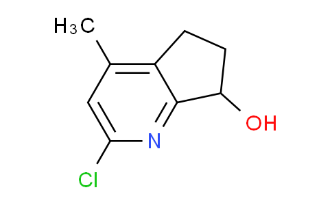 CAS No. 745075-80-3, 2-chloro-4-methyl-6,7-dihydro-5H-cyclopenta[b]pyridin-7-ol