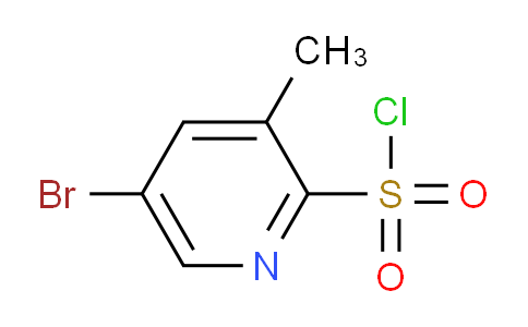 CAS No. 944799-36-4, 5-Bromo-3-methyl-pyridine-2-sulfonyl chloride