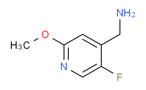 CAS No. 1256824-28-8, (5-Fluoro-2-methoxypyridin-4-yl)methanamine