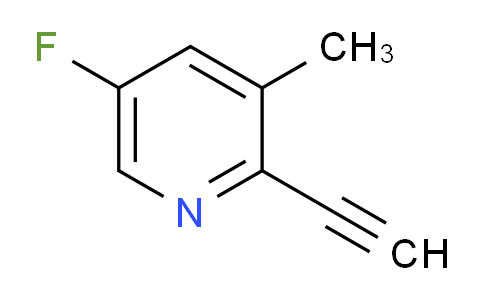 CAS No. 1372103-93-9, 2-Ethynyl-5-fluoro-3-methylpyridine