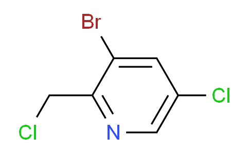 CAS No. 1227588-54-6, 3-Bromo-5-chloro-2-(chloromethyl)pyridine