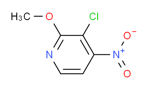 CAS No. 1805648-70-7, 3-chloro-2-methoxy-4-nitropyridine