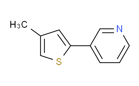 CAS No. 1353717-49-3, 3-(4-methylthiophen-2-yl)pyridine