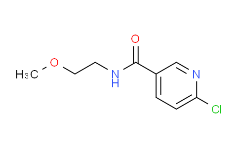 CAS No. 1016741-22-2, 6-Chloro-N-(2-methoxyethyl)pyridine-3-carboxamide