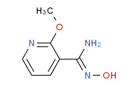 CAS No. 1016831-16-5, N-Hydroxy-2-methoxypyridine-3-carboximidamide
