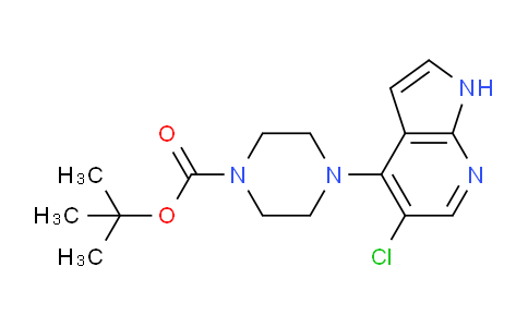 CAS No. 1020056-91-0, tert-Butyl 4-(5-chloro-1h-pyrrolo[2,3-b]pyridin-4-yl)piperazine-1-carboxylate