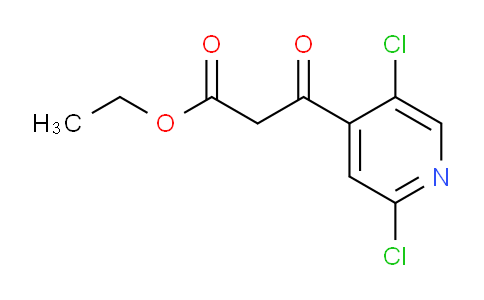 CAS No. 1020636-10-5, Ethyl 3-(2,5-dichloropyridin-4-yl)-3-oxopropionoate