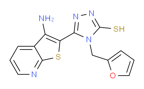 CAS No. 1030433-39-6, 5-(3-Aminothieno[2,3-b]pyridin-2-yl)-4-(2-furylmethyl)-4h-1,2,4-triazole-3-thiol