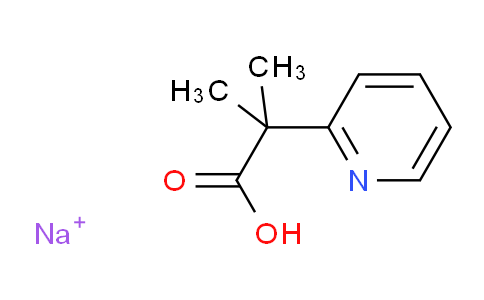 CAS No. 1039547-74-4, 2-Methyl-2-(pyridin-2-yl)propanoic acid, sodium salt