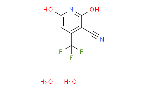 CAS No. 1049729-56-7, 3-Cyano-2,6-dihydroxy-4-(trifluoromethyl)pyridine dihydrate