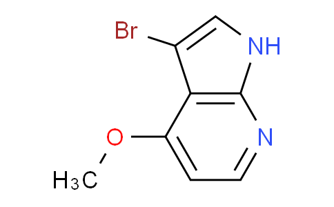 CAS No. 105365-57-9, 3-Bromo-4-methoxy-1h-pyrrolo[2,3-b]pyridine