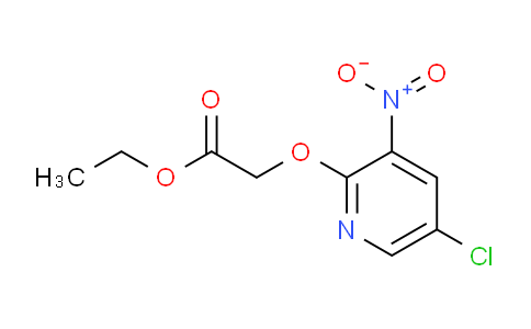 CAS No. 105544-27-2, Ethyl 2-[(5-chloro-3-nitropyridin-2-yl)oxy]acetate