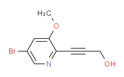 CAS No. 1087659-22-0, 3-(5-Bromo-3-methoxypyridin-2-yl)prop-2-yn-1-ol