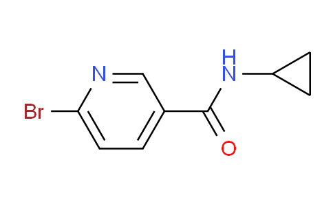 CAS No. 1114563-25-5, 6-bromo-N-cyclopropylpyridine-3-carboxamide