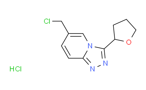 CAS No. 1119452-66-2, 6-(Chloromethyl)-3-tetrahydrofuran-2-yl[1,2,4]triazolo[4,3-a]pyridine hydrochloride