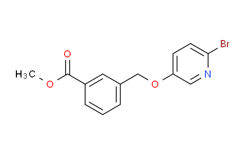 CAS No. 1121627-56-2, Methyl 3-((6-bromopyridin-3-yloxy)methyl)benzoate