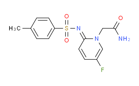 CAS No. 1123163-32-5, 2-[5-Fluoro-2-(toluene-4-sulfonylimino)-2h-pyridin-1-yl]-acetamide