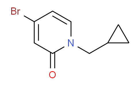 CAS No. 1127499-07-3, 4-Bromo-1-(cyclopropylmethyl)pyridin-2(1h)-one