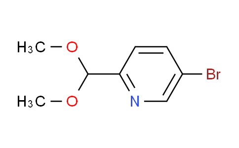 CAS No. 1150632-94-2, 5-Bromo-2-(dimethoxymethyl)pyridine