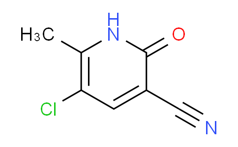 CAS No. 1163297-82-2, 5-Chloro-6-methyl-2-oxo-1,2-dihydropyridine-3-carbonitrile