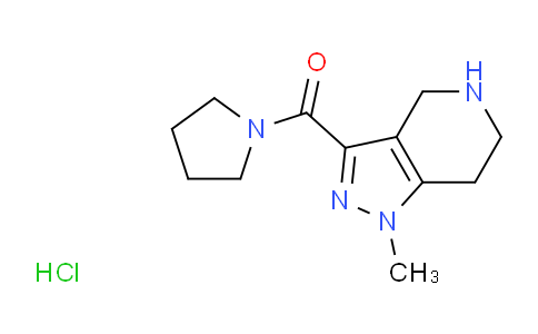 DY714782 | 1185302-20-8 | 1-Methyl-3-(pyrrolidin-1-ylcarbonyl)-4,5,6,7-tetrahydro-1h-pyrazolo[4,3-c]pyridine hydrochloride