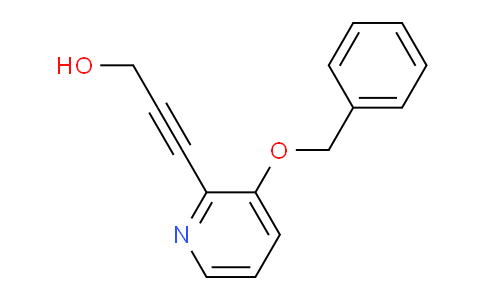 CAS No. 1203499-09-5, 3-(3-(Benzyloxy)pyridin-2-yl)prop-2-yn-1-ol