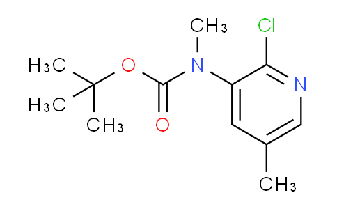 CAS No. 1203499-18-6, tert-Butyl (2-chloro-5-methylpyridin-3-yl)-methylcarbamate