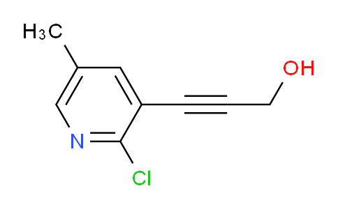 CAS No. 1203499-49-3, 3-(2-Chloro-5-methylpyridin-3-yl)prop-2-yn-1-ol