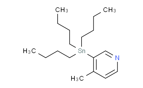 CAS No. 1204580-81-3, 4-Methyl-3-(tributylstannyl)pyridine