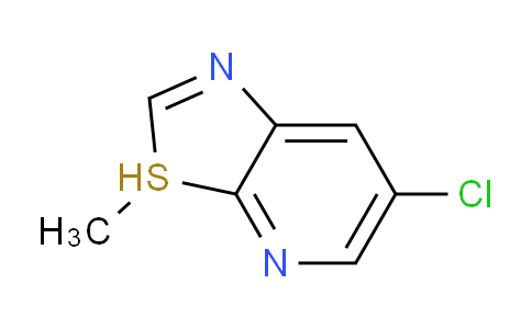 CAS No. 1206716-60-0, 6-Chloro-2-(methylthio)oxazolo[5,4-b]pyridine