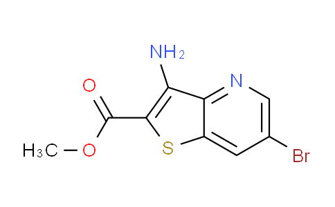 CAS No. 1206907-38-1, Methyl 3-amino-6-bromothieno[3,2-b]pyridine-2-carboxylate