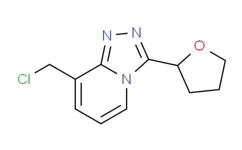 CAS No. 1206969-57-4, 8-(Chloromethyl)-3-(tetrahydrofuran-2-yl)-[1,2,4]triazolo[4,3-a]pyridine