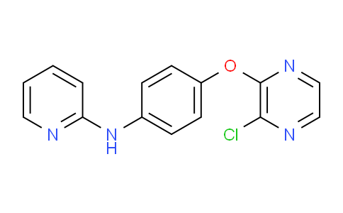 CAS No. 1206970-13-9, N-(4-(3-Chloropyrazin-2-yloxy)phenyl)pyridin-2-amine