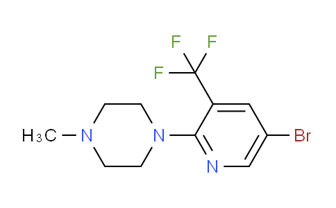 CAS No. 1208081-84-8, 1-[5-bromo-3-(trifluoromethyl)pyridin-2-yl]-4-methylpiperazine