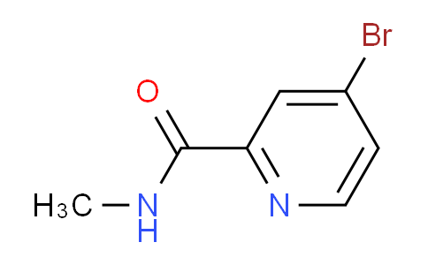 CAS No. 1209459-88-0, 4-Bromo-N-methylpyridine-2-carboxamide