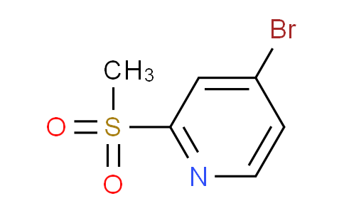 CAS No. 1209459-93-7, 4-Bromo-2-(methylsulfonyl)pyridine