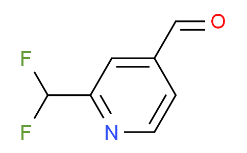 CAS No. 1211540-67-8, 2-(Difluoromethyl)pyridine-4-carbaldehyde