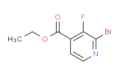 CAS No. 1214332-69-0, Ethyl 2-bromo-3-fluoropyridine-4-carboxylate
