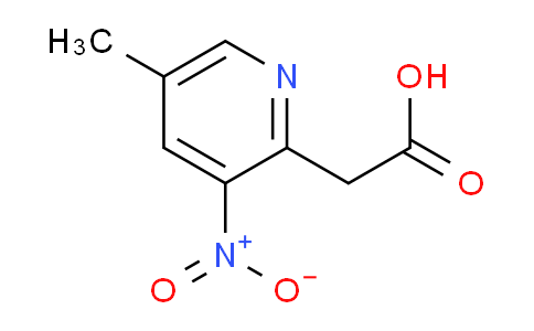 CAS No. 1214386-16-9, (5-Methyl-3-nitropyridin-2-yl)acetic acid